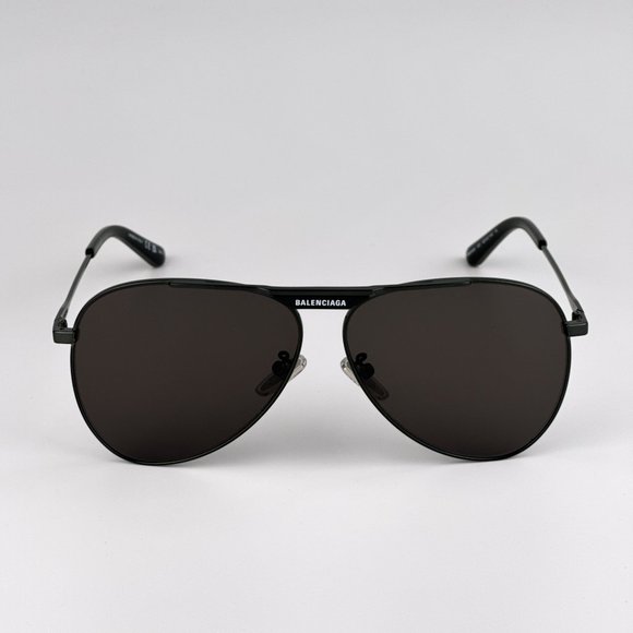 Balenciaga BB0244S 001 BRAND NEW Sunglasses Gray Pilot Unisex BB 0244S main image 9